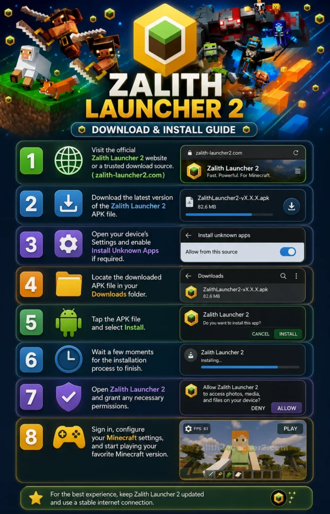 Download and Install Zalith Launcher 2