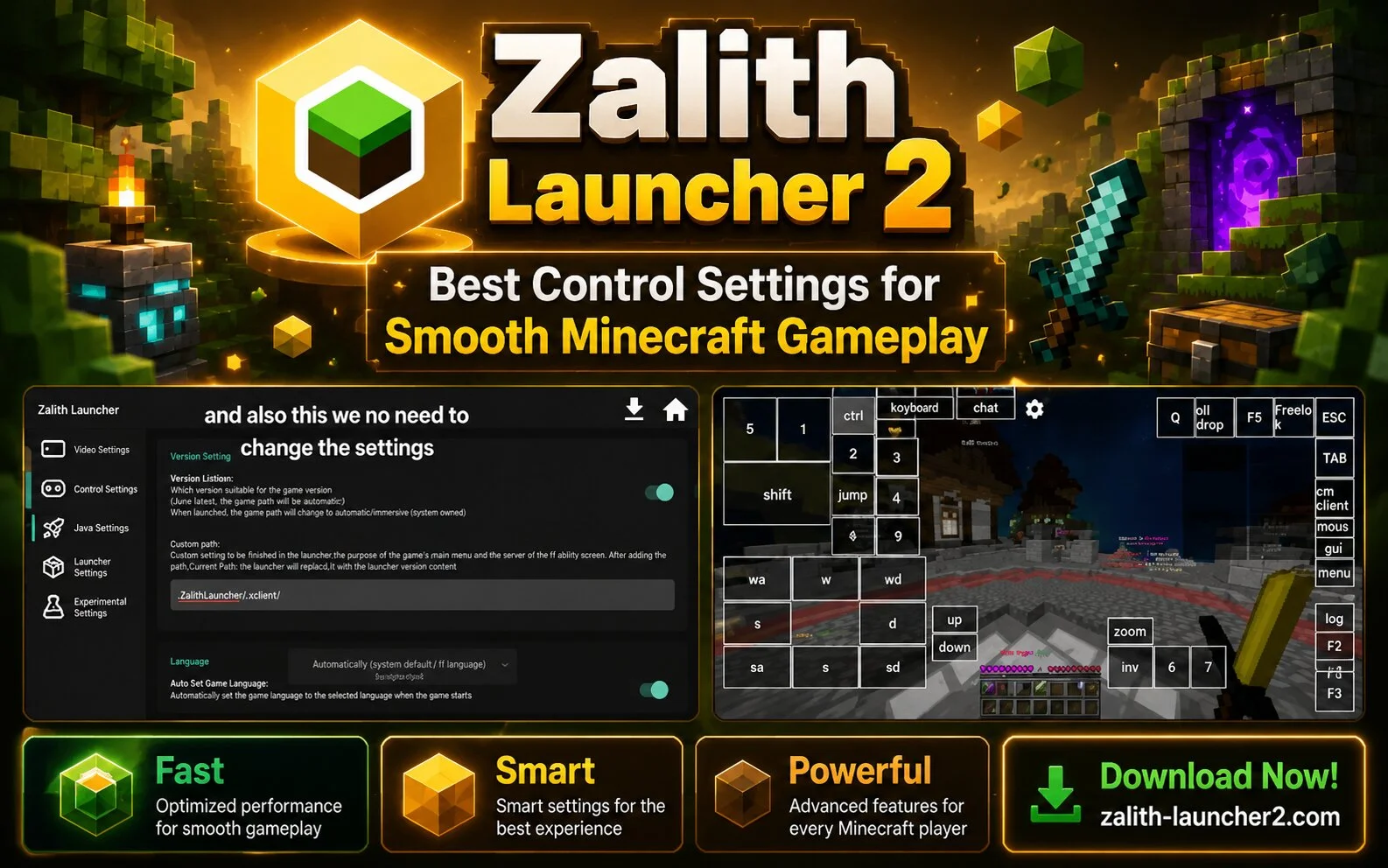 Zalith Launcher 2 Best Control Settings